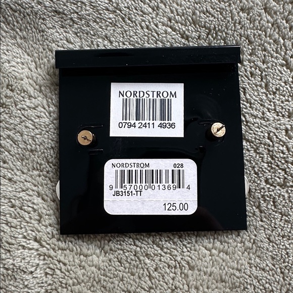 JENNY BIRD Layla Two Toned Sterling Silver Heart Drop Earrings - Picture 4 of 6